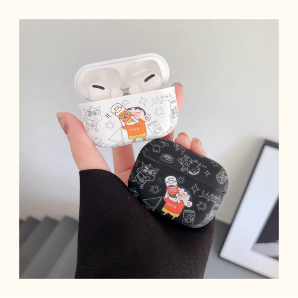 airpods ケース かわいい クレヨンしんちゃん 人気 airpods4ケース ソフト TPU airpods pro ケース 第二世代 airpods 第三世代 ケース 耐衝撃 保護